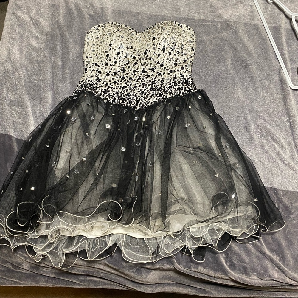 Women’s Sequin Dress, Medium, Lace-up back